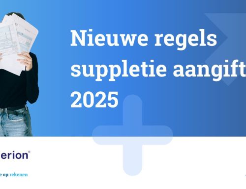 Nieuwe regels btw suppletie aangifte 2025